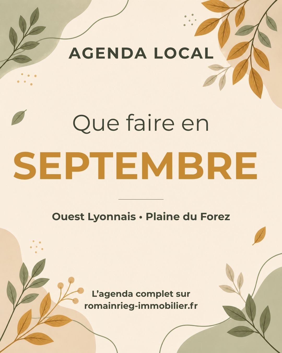 Que faire en septembre 2026 ? Ouest lyonnais & Forez